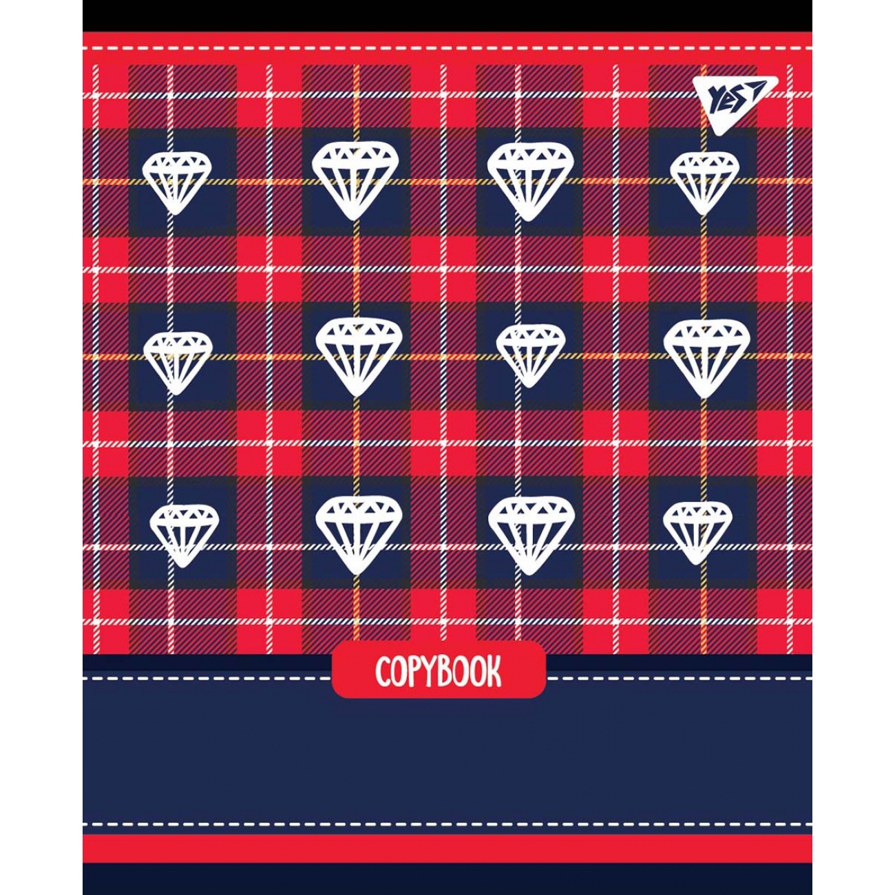 Зошит 24 лін. YES "Tartan fun", 765258 2