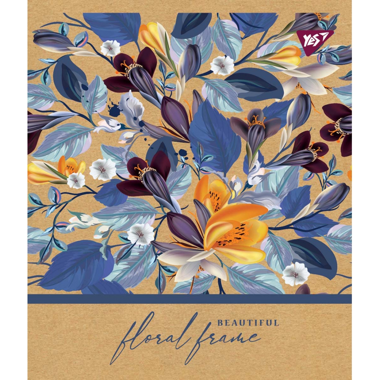 Тетрадь 48 лин. YES "Floral frame", 765128 4