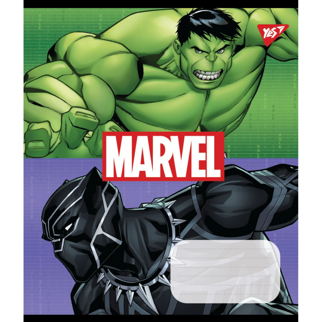 Зошит 12 кос. YES Avengers. Double power, 765366 1