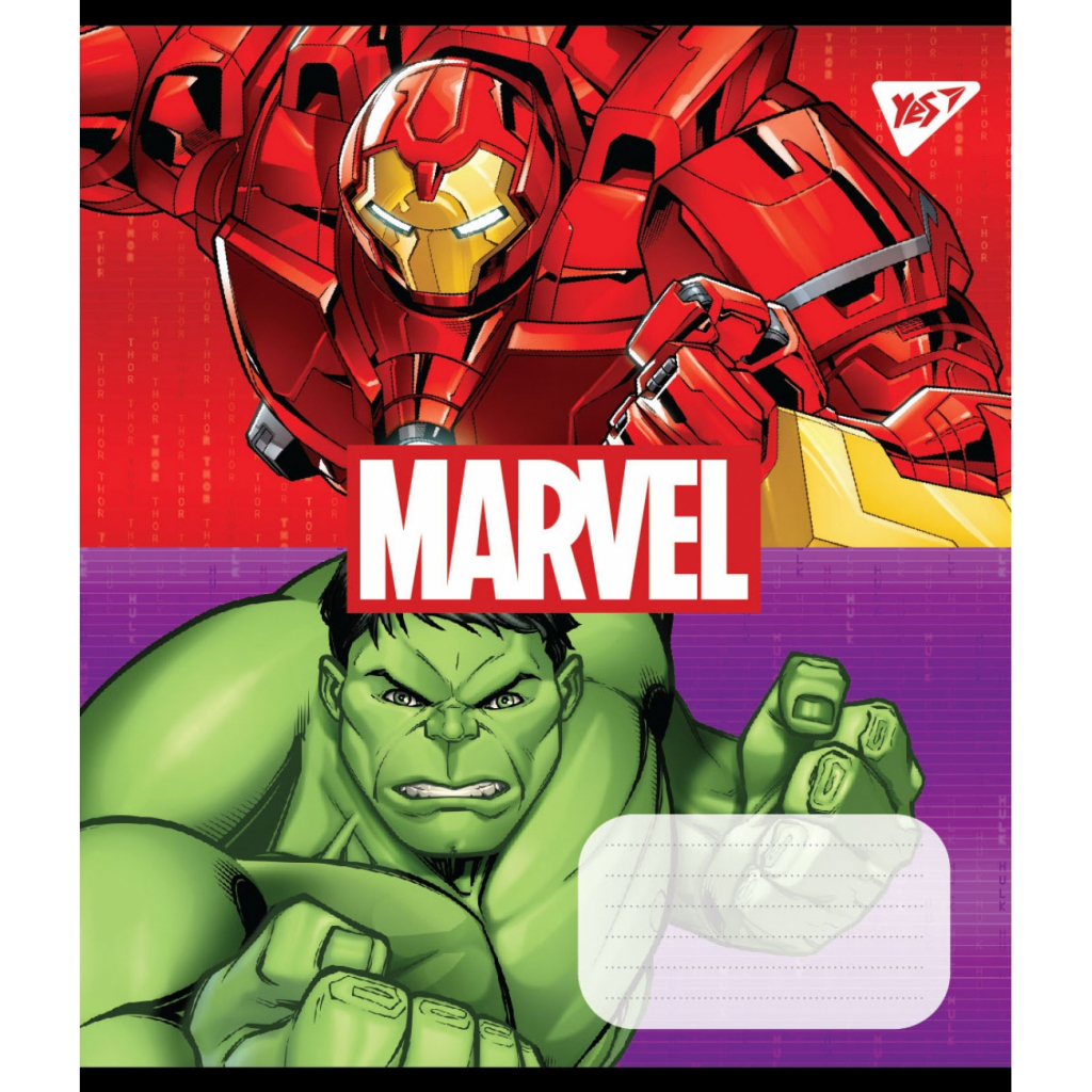 Зошит 12 кос. YES Avengers. Double power, 765366 3