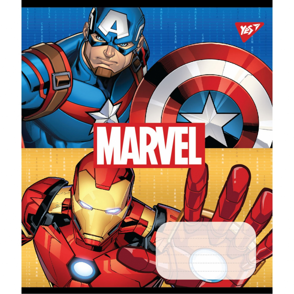 Зошит 12 кос. YES Avengers. Double power, 765366 4
