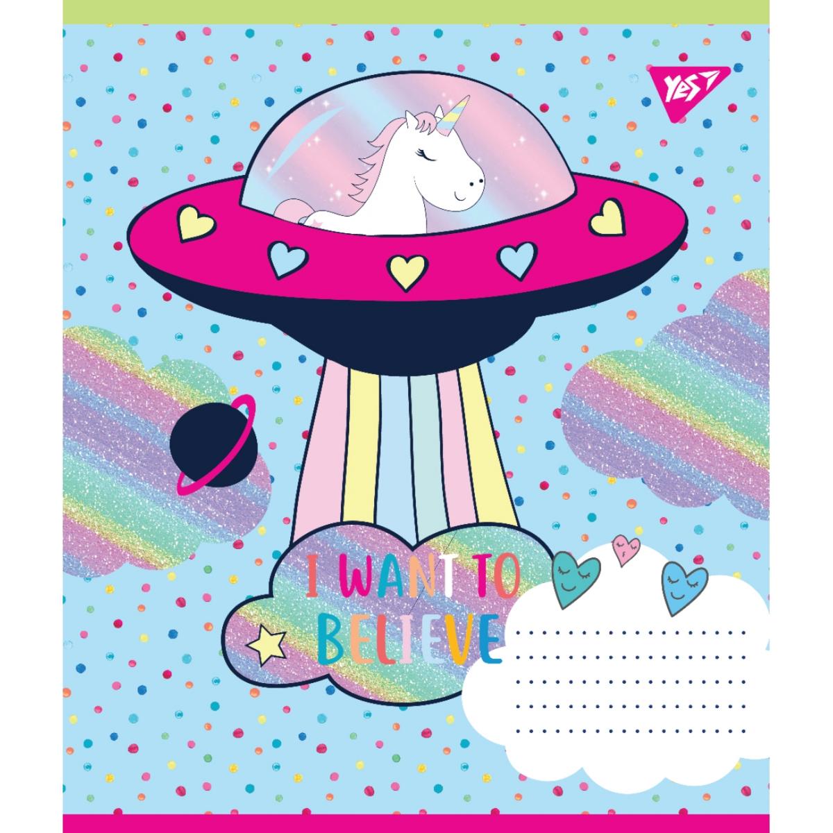 Зошит 12 кос. YES Rainbow day, 765373 4