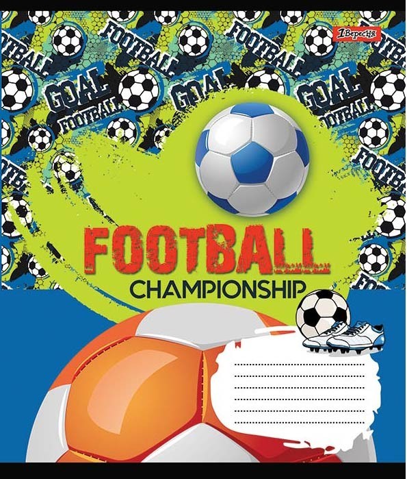 Тетрадь 24 лин. 1В Play the champs, 765348 2
