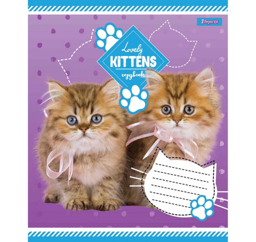 Тетрадь 12 лин. 1В Lovely puppies, 765419 4