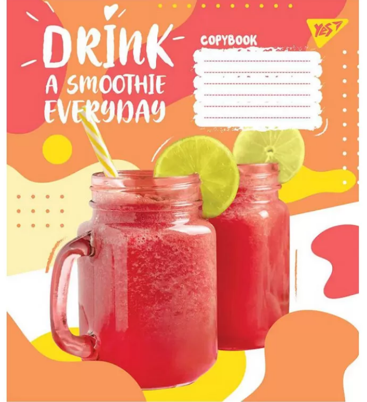 Тетрадь 12 лин. YES Smoothie, 765505 4