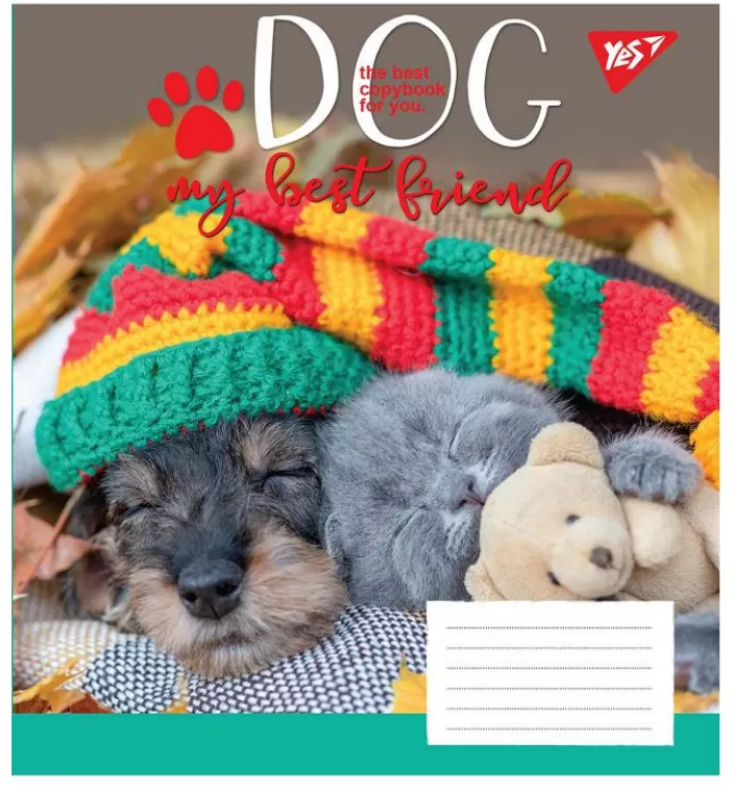Зошит 24 лін. YES Dog friend, 765535 1