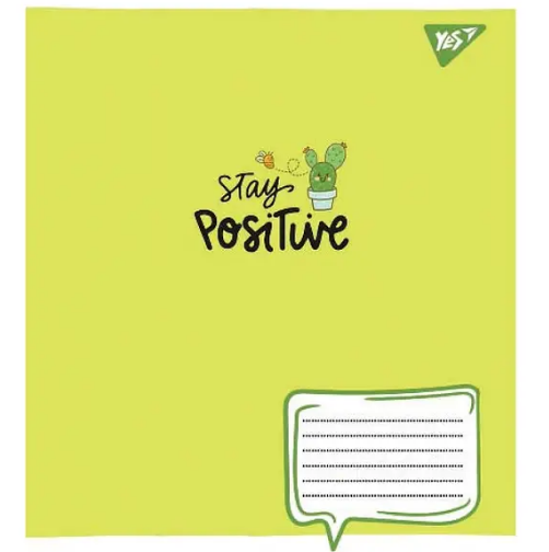 Тетрадь 12 лин. YES Stay positive, 765589 1