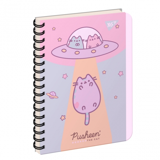 Тетрадь В6/144 кл. YES пл. обл. Pusheen, 681901