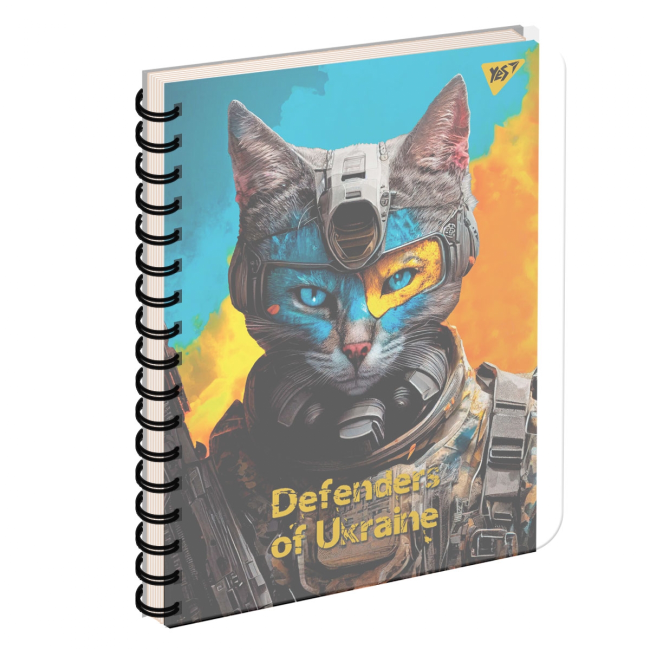 Тетрадь А5/144 кл. YES пл. обл. Defenders of Ukraine, 681867