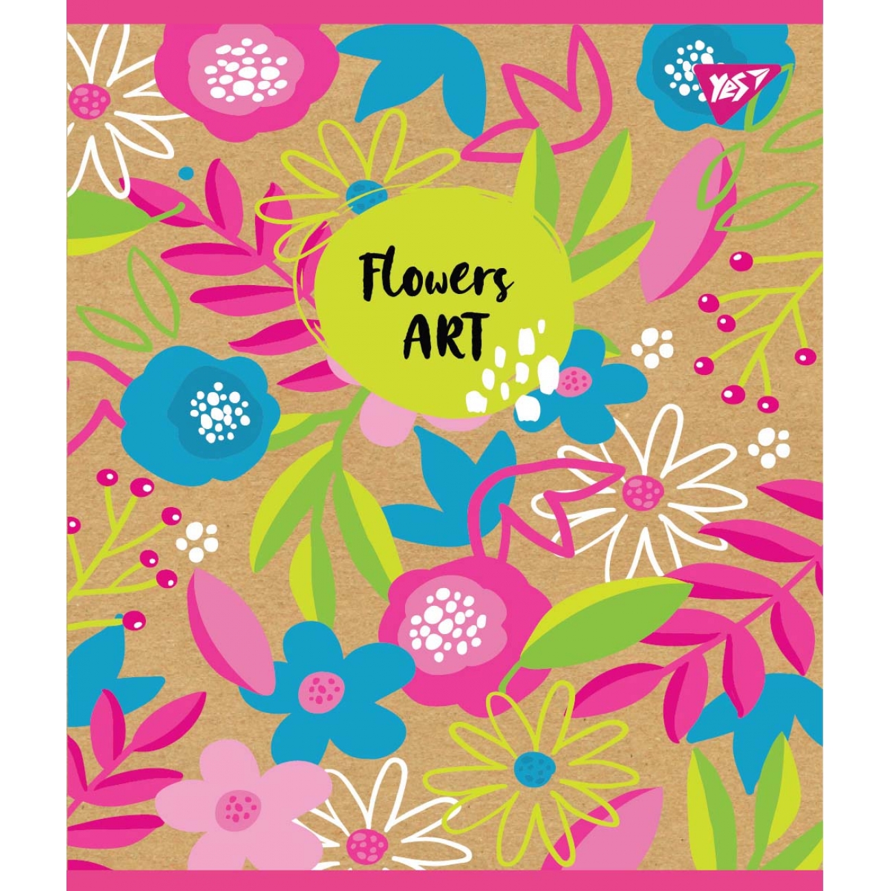 Зошит 48 кл. YES "Flowers art", 765119 2