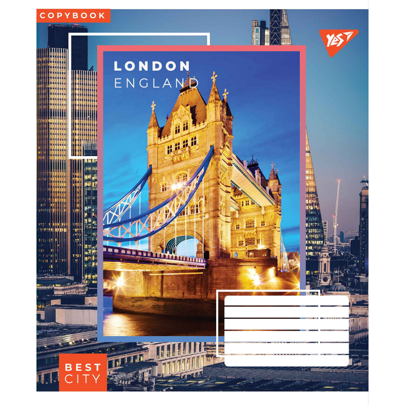 Тетрадь 48 кл YES Best city, 765542 1