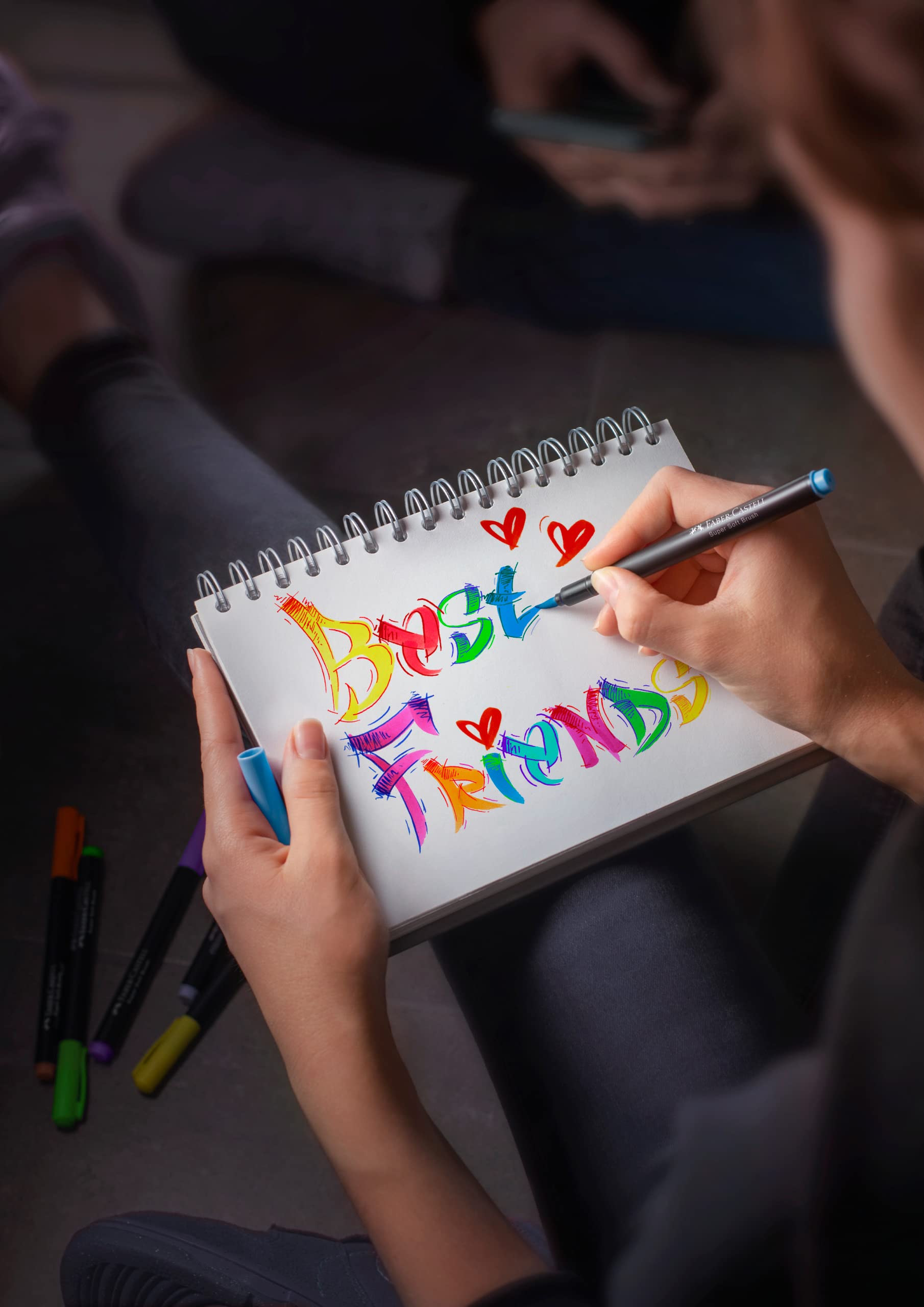 Фломастер-кисть 20 цв. Black Edition, картон, 116452 Faber-Castell 3