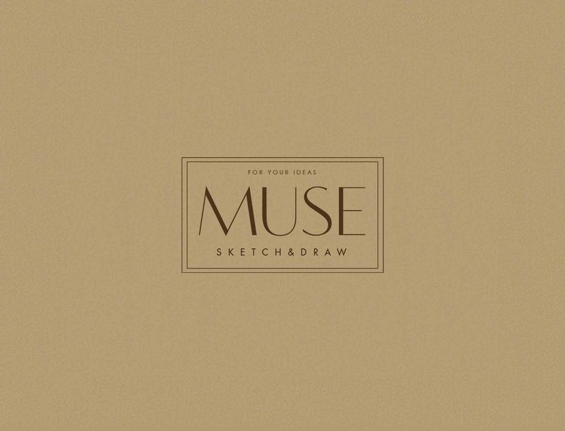 Блок для ескізів та малювання, А4+ 40 арк. "Muse" (0635)