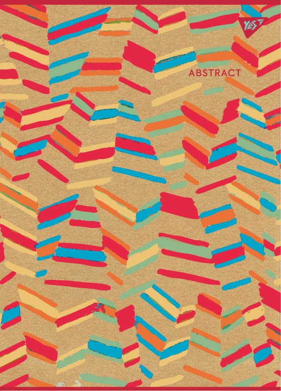 Зошит А4 48 кл. YES "Color Abstract", 681558 1