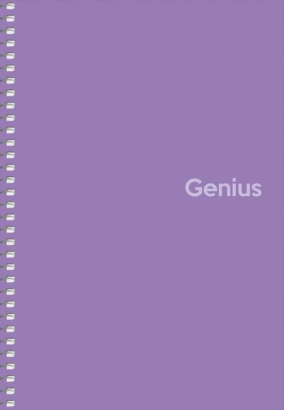 Тетрадь А5 80 л. "Genius" кл. пластик, (4610) 2