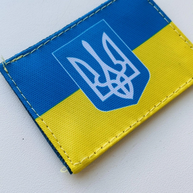 Шеврон "Флаг Украины. Герб" принт, размер 5*7 см, 21003 1