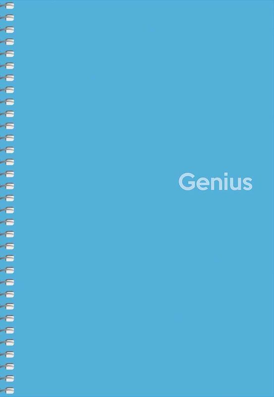 Тетрадь А5 80 л. "Genius" кл. пластик, (4610)
