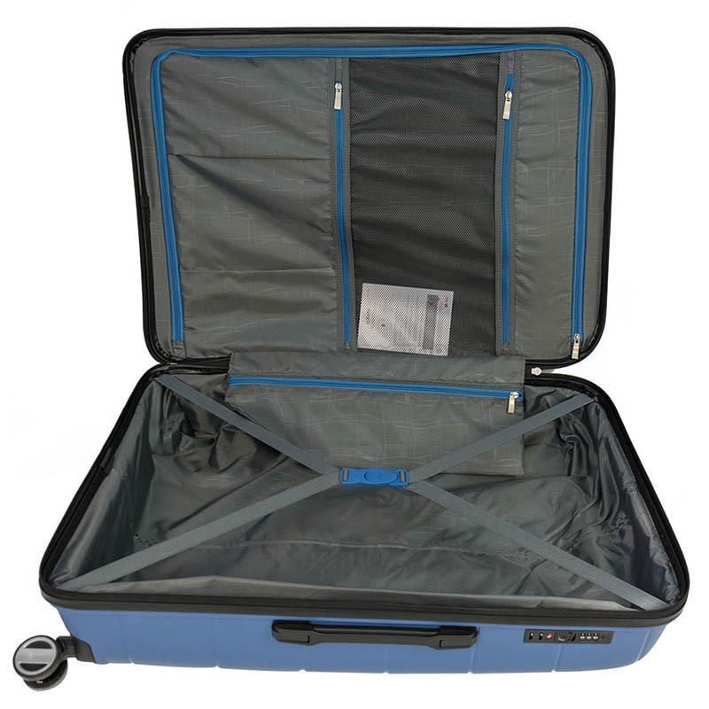 Валіза Paklite Mailand Deluxe L, 53x76x29см, (102л,4,6кг), синій, TL074249-25 3