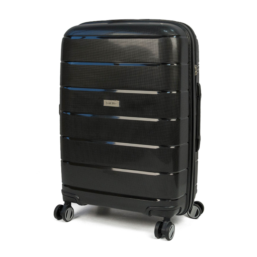 Валіза Paklite Mailand Deluxe L, 53x76x29см, (102л,4,6кг), чорний, TL074249-01