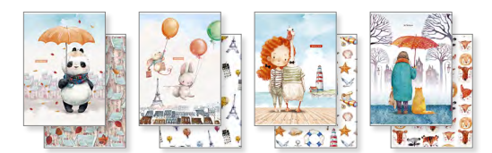 Комплект із 2-х зошитів А5 40 арк. "TwinBook", кл.-нелін. (7698) 5