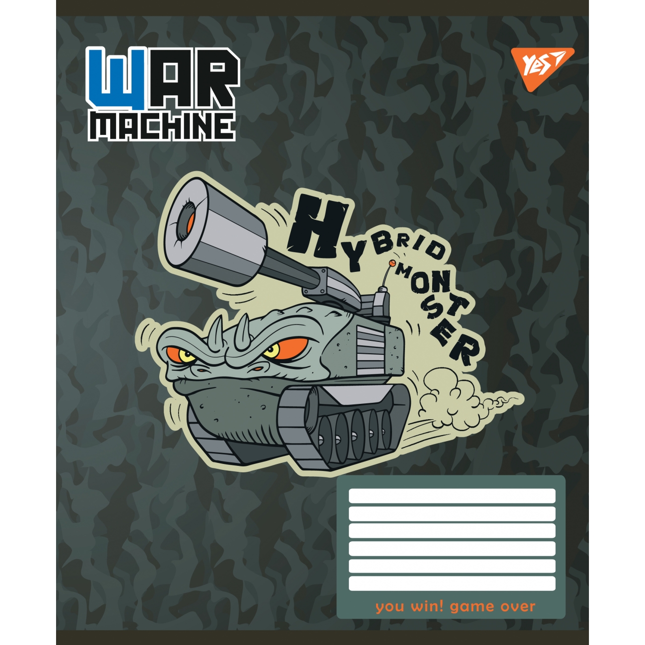 Зошит 12 кос. YES War machine, 766314 1