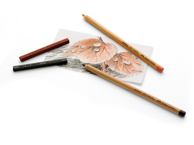 Олівець PITT на масляній основі м`який чорний, 112602 Faber-Castell 1