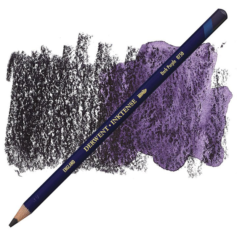 Карандаш акв. "Inktense" (имитация кит. туши) 0750 Темно-фиолетовый Derwent