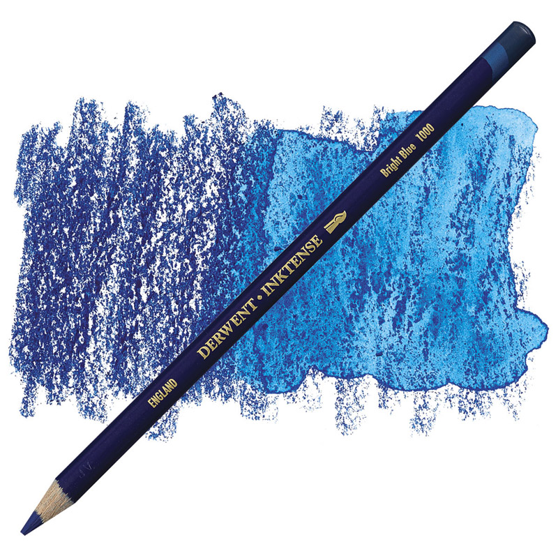 Карандаш акв. "Inktense" (Имитация кит. туши) 1000 Яркий синий