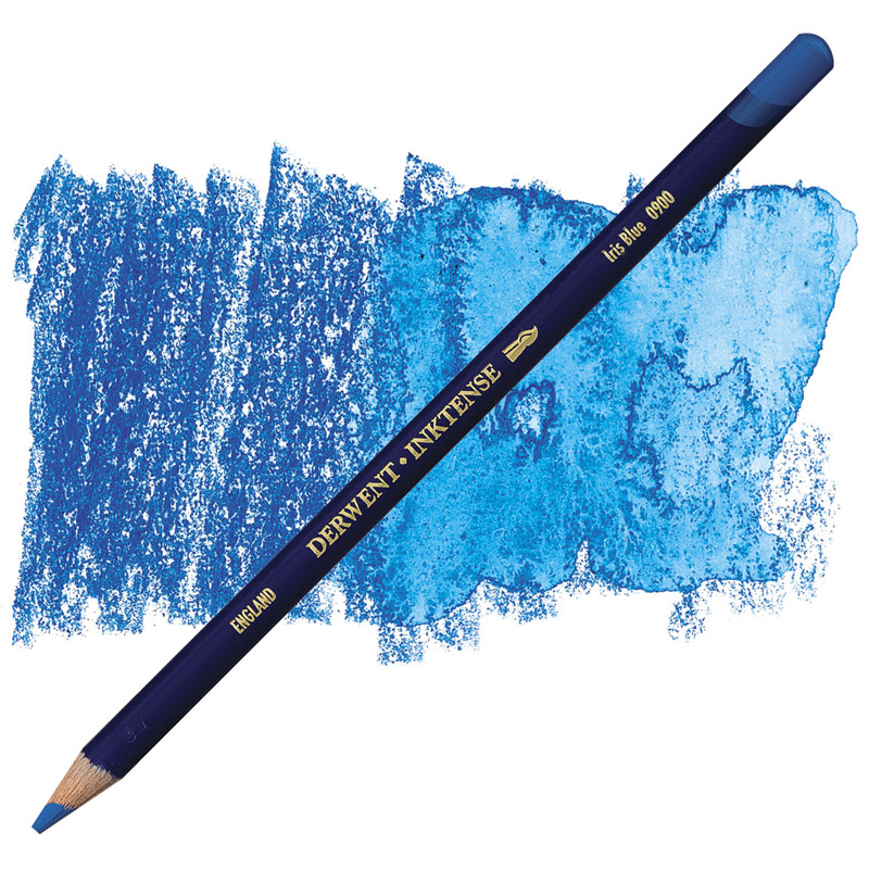 Карандаш акв. "Inktense" (Имитация кит. туши) Голубой ирисовый, Derwent
