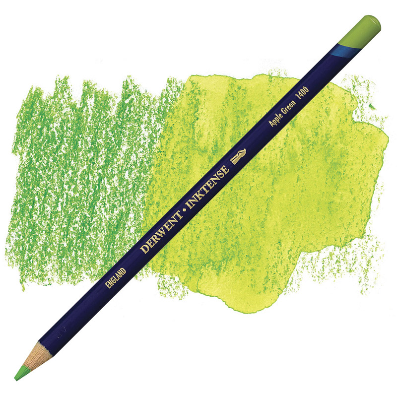 Карандаш акв. "Inktense" (Имитация кит. туши) Зеленое яблоко, Derwent