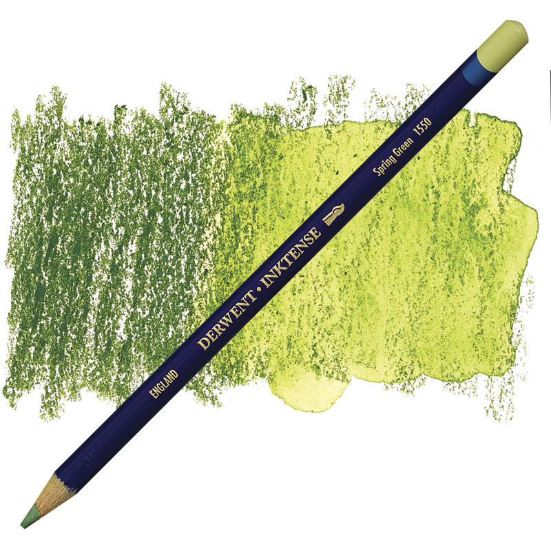 Карандаш акв. "Inktense" (Имитация кит. туши) Зеленый весенний, Derwent