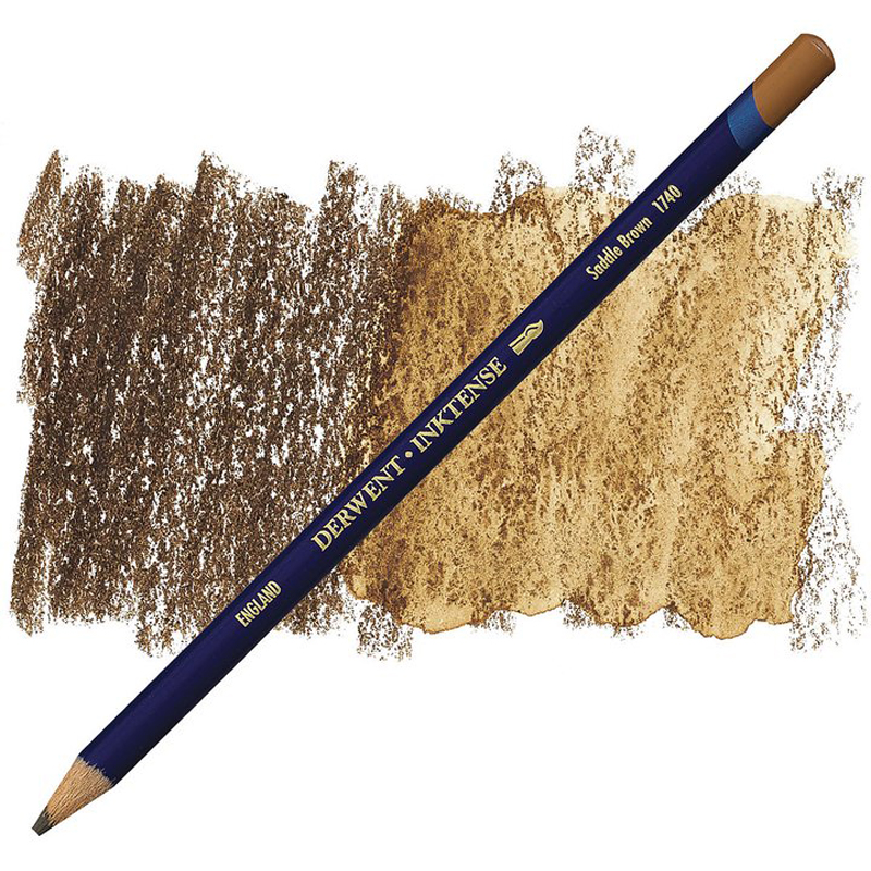 Олівець акв."Inktense" (Імітація кит. туші) Коричневий шкіряний, Derwent