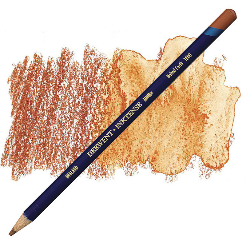 Карандаш акв. "Inktense" (Имитация кит. туши) Печеная земля, Derwent