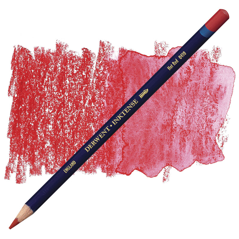 Карандаш акв. "Inktense" (Имитация кит. туши) Красно горячий, Derwent
