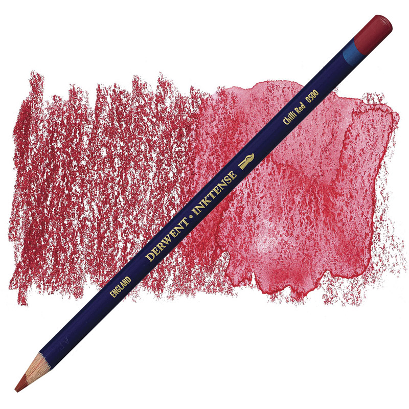 Карандаш акв. "Inktense" (Имитация кит. туши) Красный чили, Derwent