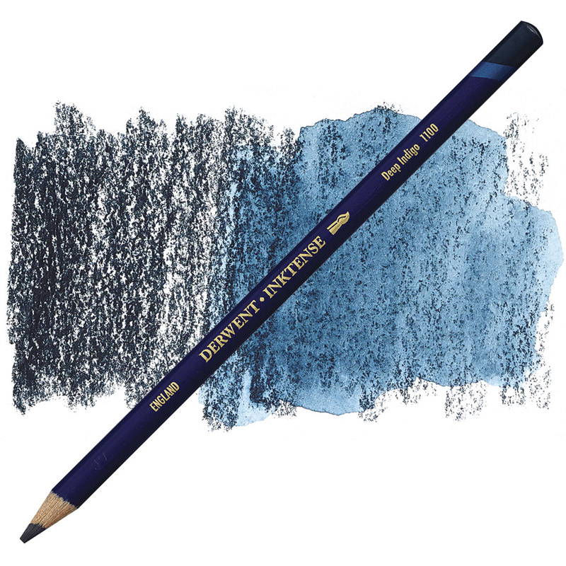 Карандаш акв. "Inktense" (Имитация кит. туши) 1100 Темный индиго