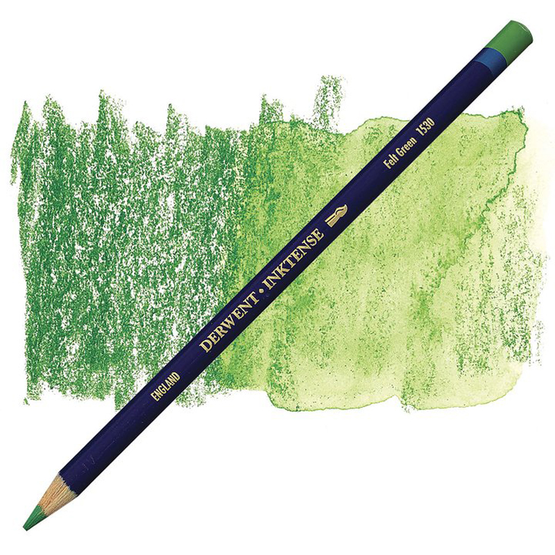 Карандаш акв. "Inktense" (Имитация кит. туши) 1530 Зеленый фетр