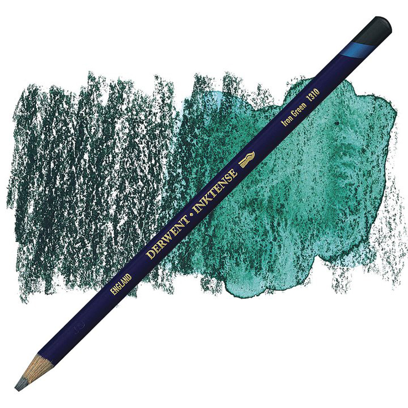 Карандаш акв. "Inktense" (Имитация кит. туши) 1310 Стальной зеленый