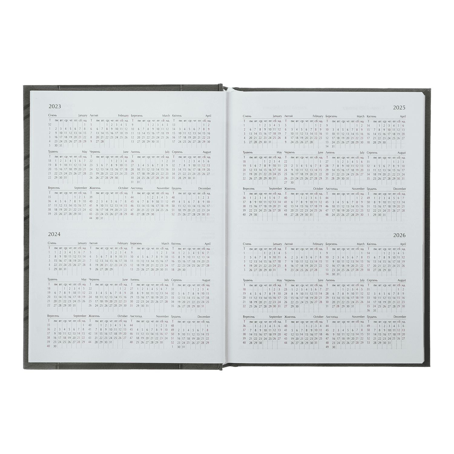 Ежедневник датированный A5, 2024, Parallel, черный, BM.2107-01 5