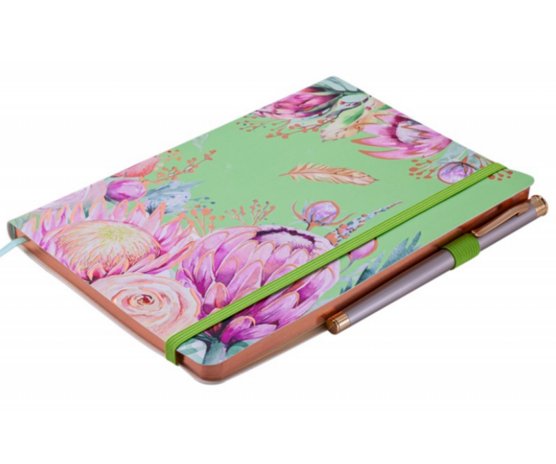 Блокнот деловой Cherie А5 96 л. кап. обкл. искусственная кожа, мятный, BM.295305-38 *** 1