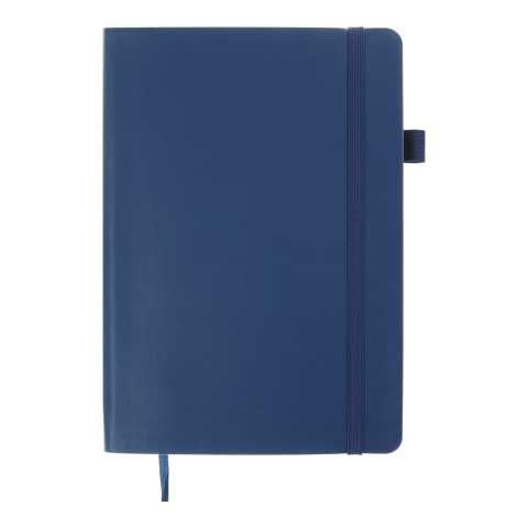 Блокнот діловий Brief А5 96 арк. крап. обкл. штучна шкіра, синій, BM.295304-02