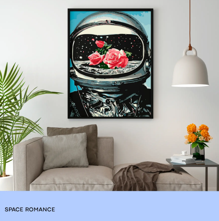 Картина по номерам "Космическая романтика" 40*50 см, GX40287, ТМ "99IDEAS" 2