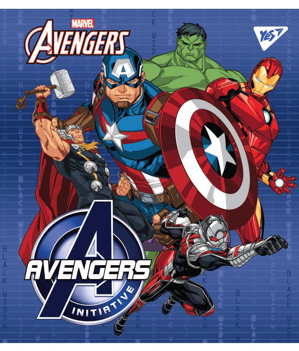 Тетрадь 18 кл YES "Marvel", 765187