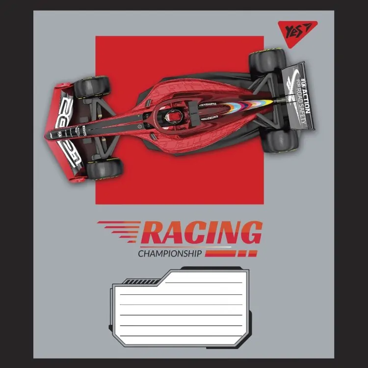 Зошит 36 кл. YES Racing championship, 765948