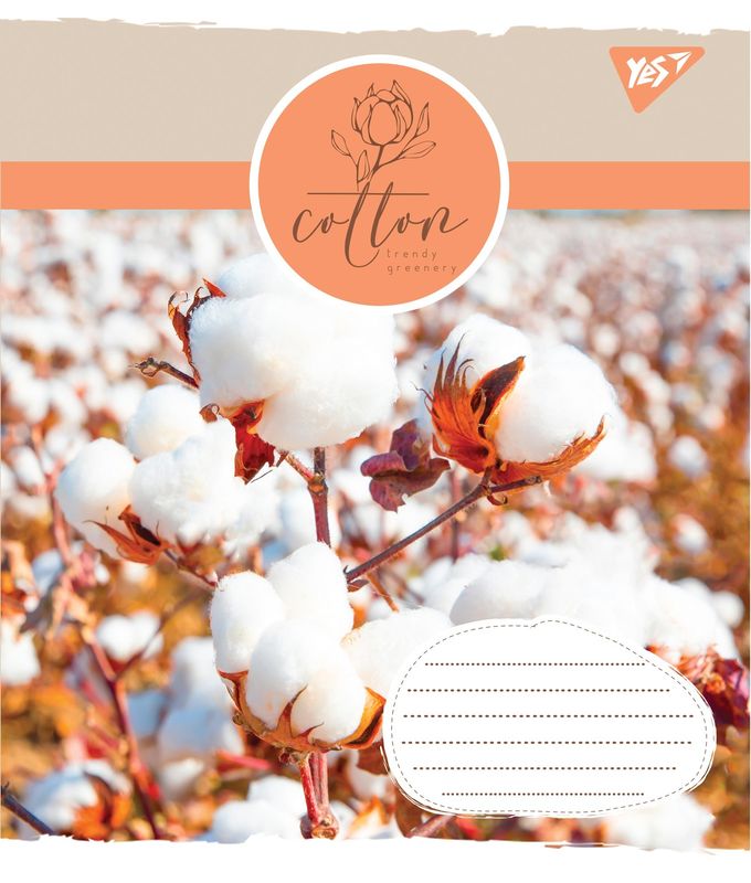 Зошит 36 кл. YES Cotton, 765540