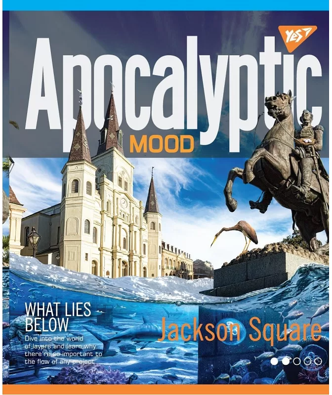 Зошит 48 кл YES Apocalyptic, 764344