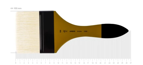 Щетина флейц, AMBER 2306, №100, к.р. пензель ROSA 1