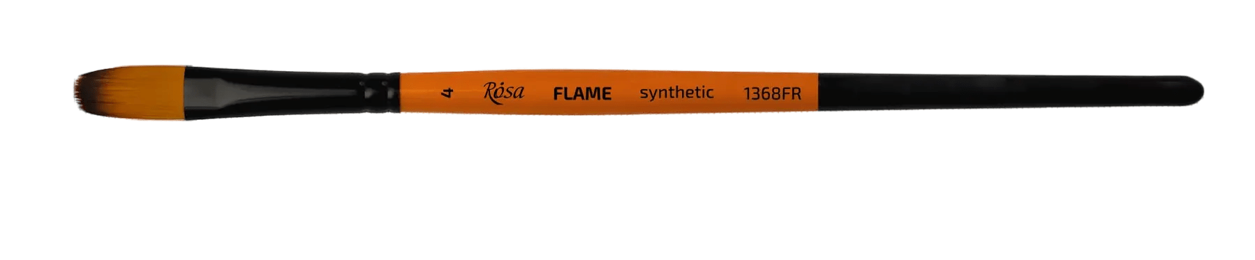 Синтетика овальная FLAME 1368FR, №4, к.р. ,кисть ROSA