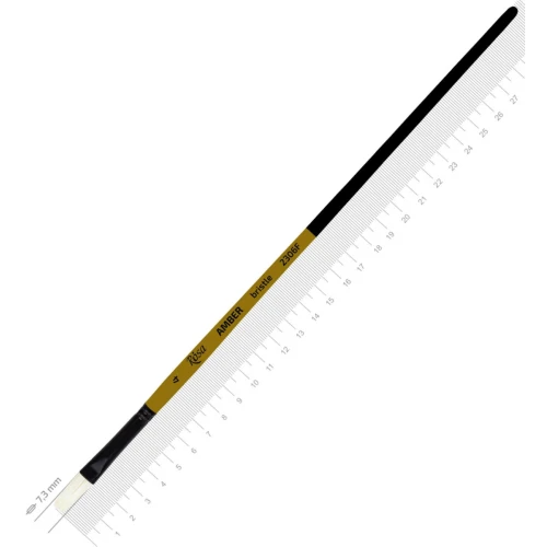 Щетина плоска, AMBER 2306F, №4, д.р. пензель ROSA