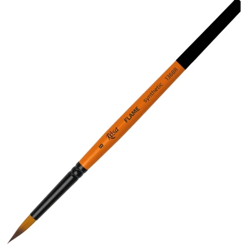 Синтетика круглая FLAME 1368R, №8, к.р. кисть ROSA